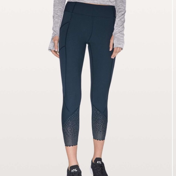 lululemon athletica Pants - Lululemon Tight Stuff Tight II *25" True Navy 4